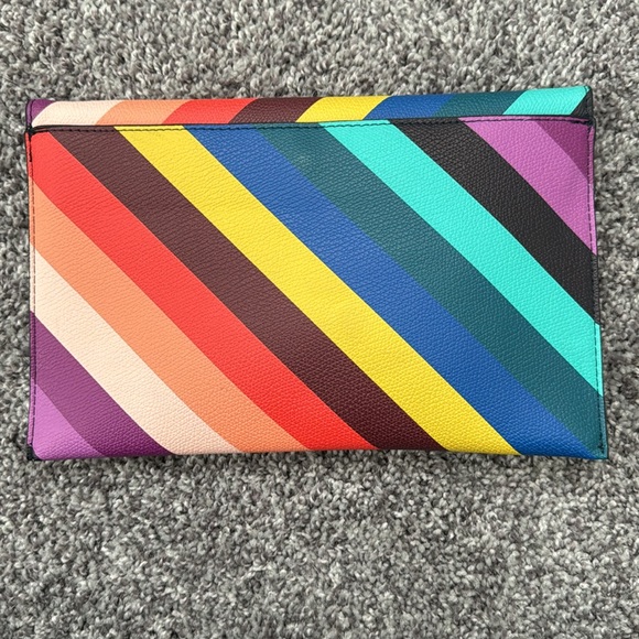 Rainbow Striped Clutch/Cross Body Bag - Picture 3 of 10